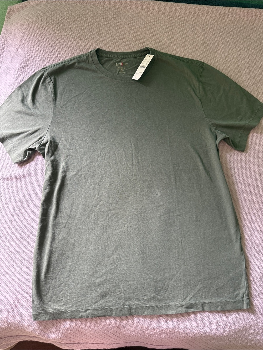 J. Crew Men’s Crewneck Tee — Olive